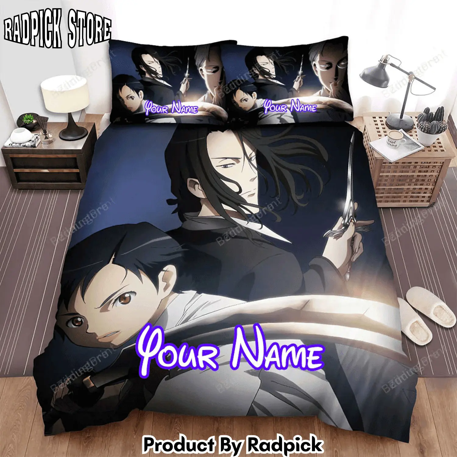 Radpick the blood2b anime the anime characters bed sheets spread duvet cover personalized name bedding sets rp3271356